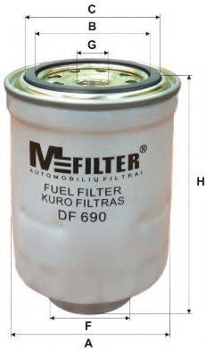 Фильтр топлива MFILTER DF 690