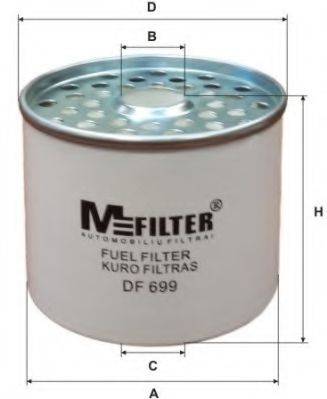 Паливний фільтр MFILTER DF 699