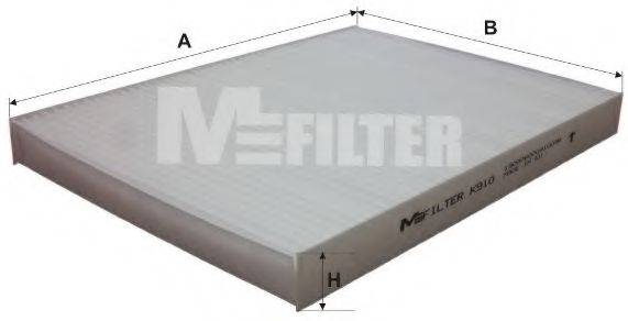 Фильтр воздуха в салоне MFILTER K 910