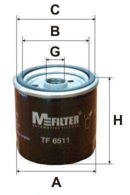 Масляний фільтр MFILTER TF 6511