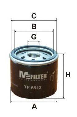 Маслофильтр  MFILTER TF 6512