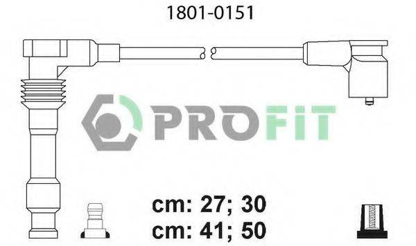 Провода зажигания (комплект) PROFIT 1801-0151
