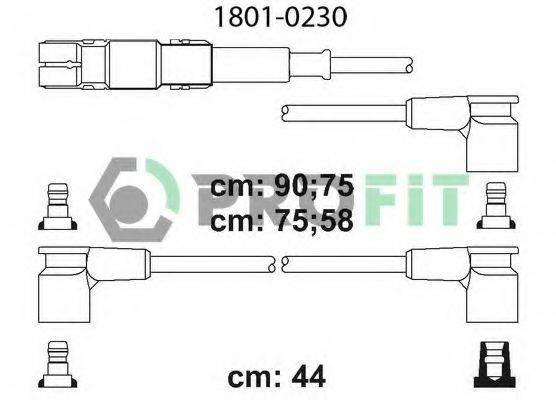 Провода зажигания (комплект) PROFIT 1801-0230