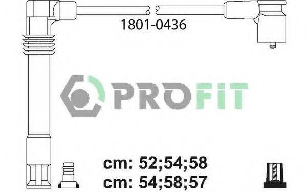 Провода зажигания (комплект) PROFIT 1801-0436