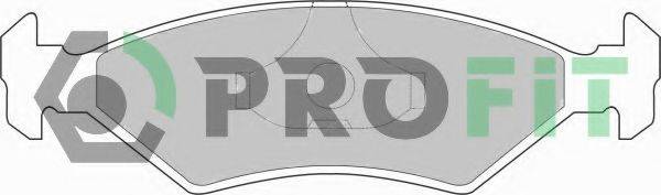 Колодки (дисковый тормоз) PROFIT 5000-0206