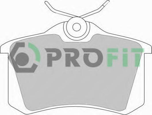 Колодки (дисковый тормоз) PROFIT 5000-0541