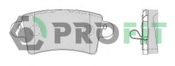 Колодки (дисковый тормоз) PROFIT 5000-1453