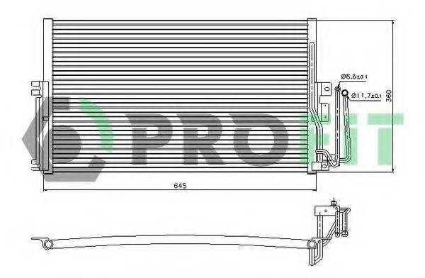 PROFIT PR5077C1 Конденсатор кондиционера