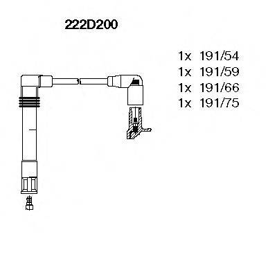 Провода зажигания (комплект) BREMI 222D200
