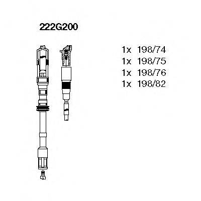 Провода зажигания (комплект) BREMI 222G200