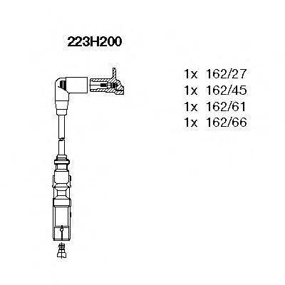 Провода зажигания (комплект) BREMI 223H200