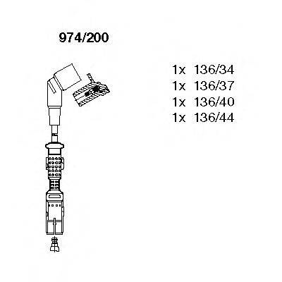 Провода зажигания (комплект) BREMI 974/200