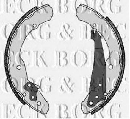 BORG & BECK BBS6230 Тормозные колодки (барабанные)