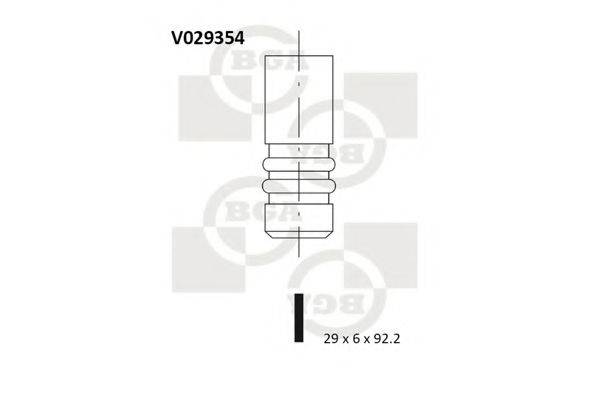 Випускний клапан BGA V029354
