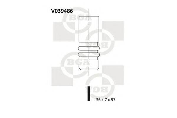 Впускний клапан BGA V039486