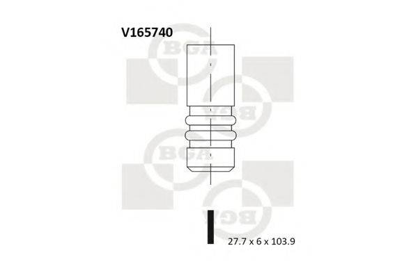 Впускний клапан BGA V165740