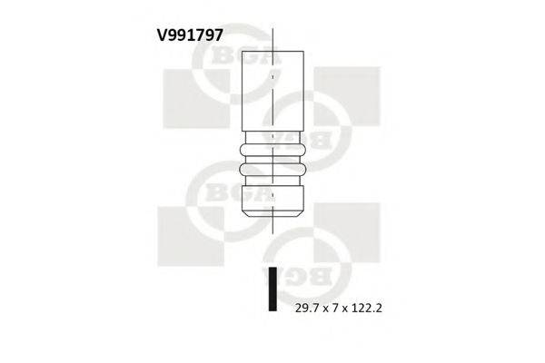 Впускний клапан BGA V991797