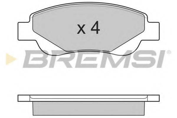Колодки (дисковый тормоз) BREMSI BP3225