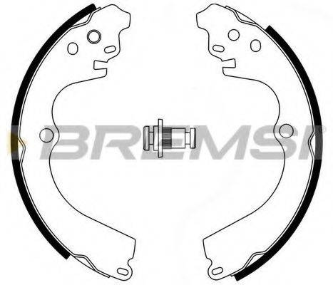 Тормозные колодки (барабанные) BREMSI GF0884
