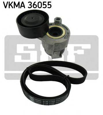 Полікліновий ремінний комплект SKF VKMA 36055