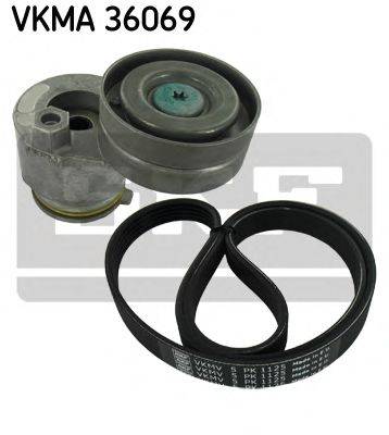 Полікліновий ремінний комплект SKF VKMA 36069