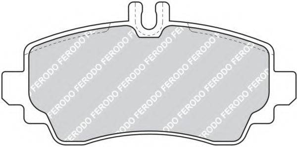 Колодки (дисковый тормоз) FERODO FDB1357