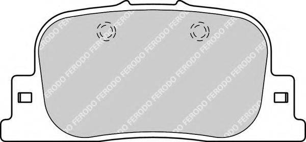 Колодки (дисковый тормоз) FERODO FDB1686