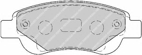 Колодки (дисковый тормоз) FERODO FDB1790