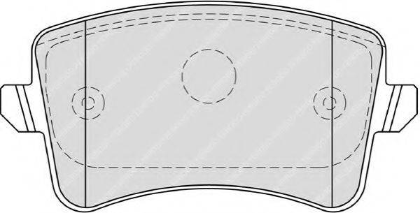 Колодки (дисковый тормоз) FERODO FDB4190