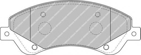 Колодки (дисковый тормоз) FERODO FVR1929