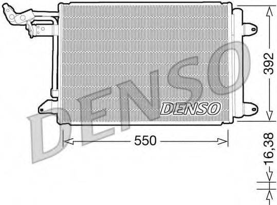 DENSO DCN32002 Конденсатор кондиционера