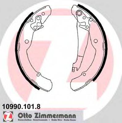 ZIMMERMANN 109901018 Тормозные колодки (барабанные)