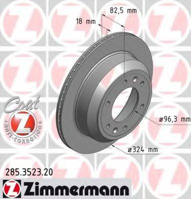 Тормозной диск ZIMMERMANN 285.3523.20