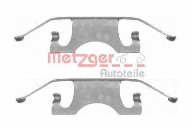 Комплектующие, колодки дискового тормоза METZGER 109-1640