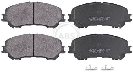 Колодка тормозов. диск. NISSAN QASHQAI, RENAULT KADJAR передн. (выр-во ABS) a.B.S. 35045