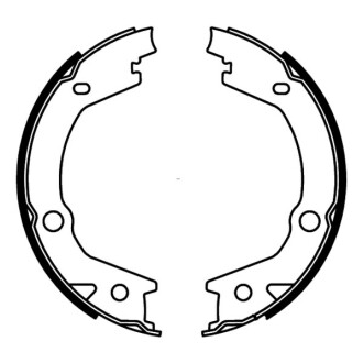 Гальмівні колодки, барабанні abe c00527ABE