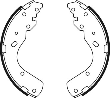 Гальмівні колодки, барабанні abe c03044ABE