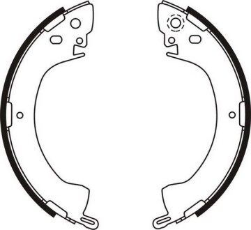 Гальмівні колодки, барабанні abe c05001ABE