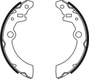 Тормозные колодки, барабанные abe c08021ABE