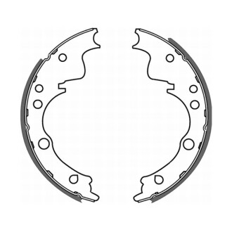 Гальмівні колодки, барабанні abe c0E001ABE