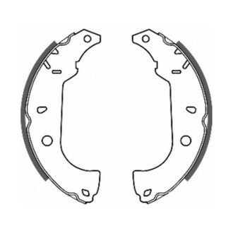 Гальмівні колодки, барабанні abe c0F004ABE