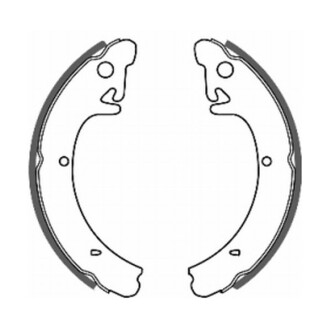 Гальмівні колодки, барабанні abe c0L002ABE
