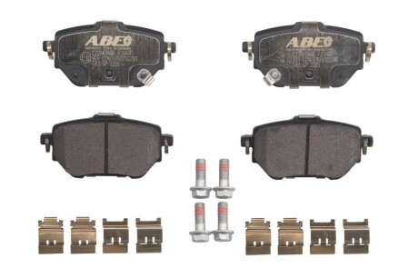 Тормозные колодки, дисковые abe c22047ABE