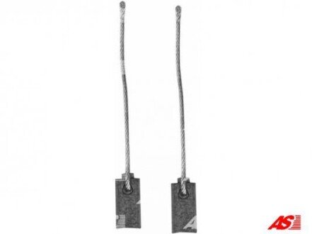 Щітки генератора (12V) (4.9x7x15) (вугільні) AS as-pl ab6005