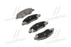 Колодки тормозные передние дисковые NISSAN MICRA III, NOTE, TIIDA (выр-во) ashika 5001127 (фото 1)