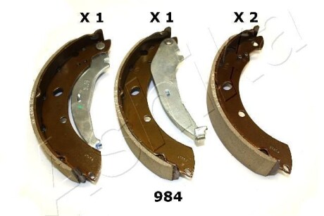 Колодки гальмівні барабанні ashika 55-09-984