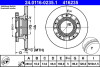 Диск тормозной (задний) Ford Transit 12- (288x16) (+ ABS) ate 24011602351 (фото 1)