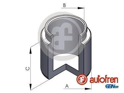 Поршень циліндра супорта autofren d025291