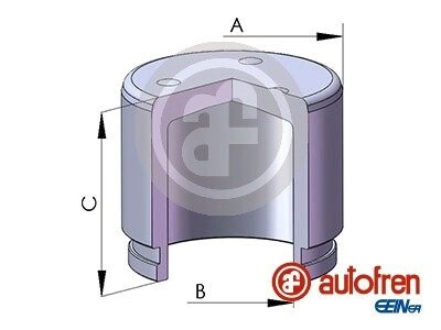 Поршень цилиндра суппорта autofren d025490 (фото 1)