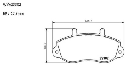 Колодки тормозные передние Opel Movano (98-)/Renault Master II (98-) automotor france abp0104